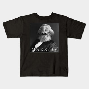 yest i'm marxist (groucho marx x karl marx) Kids T-Shirt